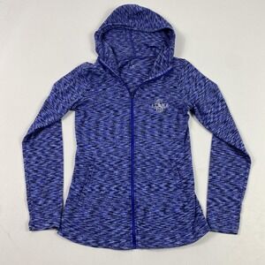 Columbia Jacket Womens Small Blue Hooded Full Zip Sienna Golf Club Lightweight